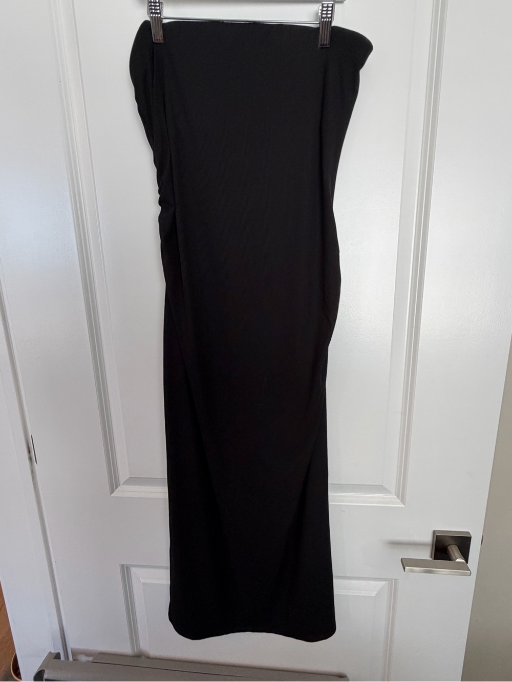 No Boundaries Black Strapless Maxi Dress